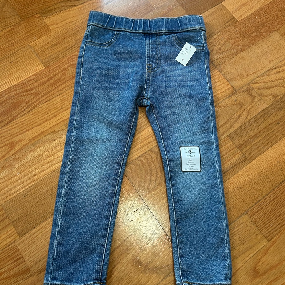 For all mankind Blue Stretch Denim Jeans 3T
